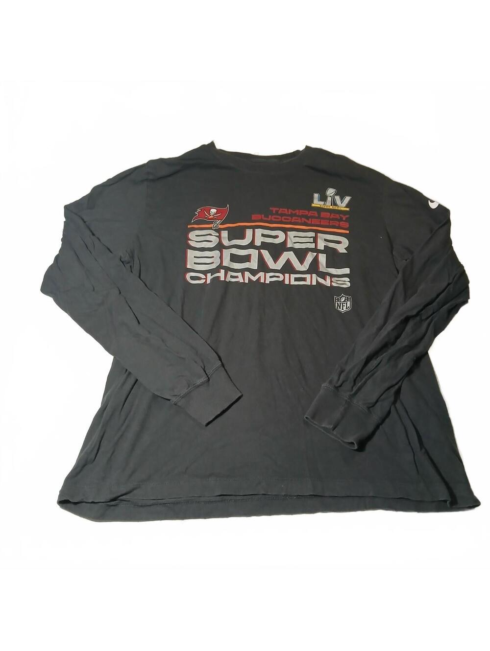 Nike Tampa Bay Buccaneers Super Bowl LV Champions Long Sleeve Shirt NFL